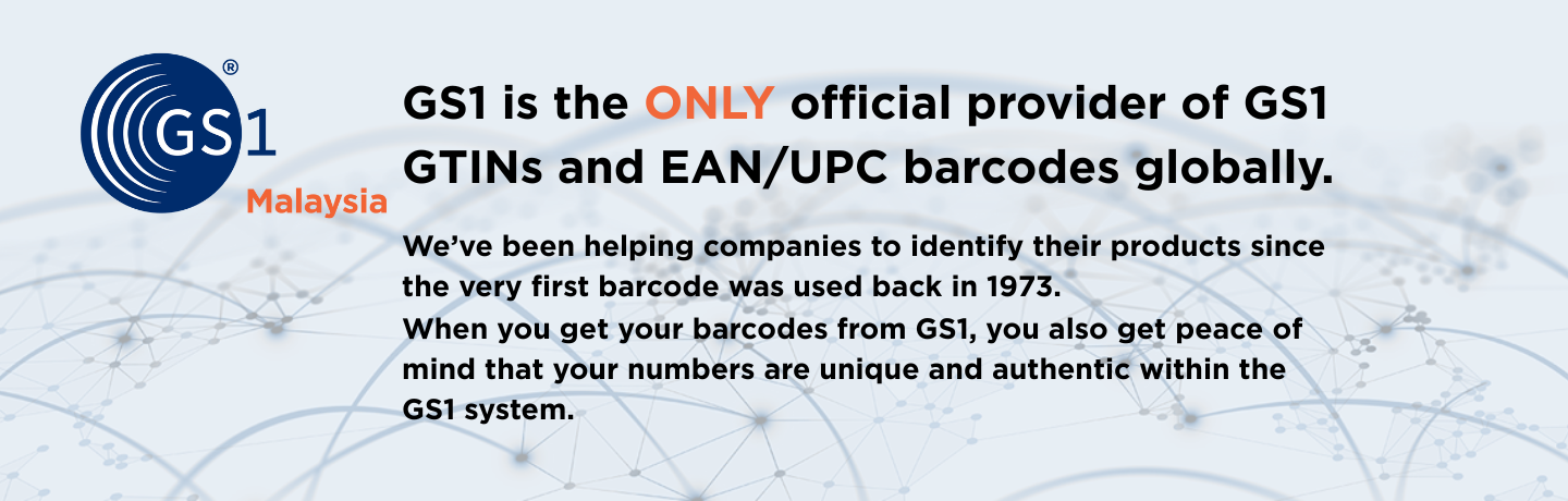 GS1 Official Provider of GTINs